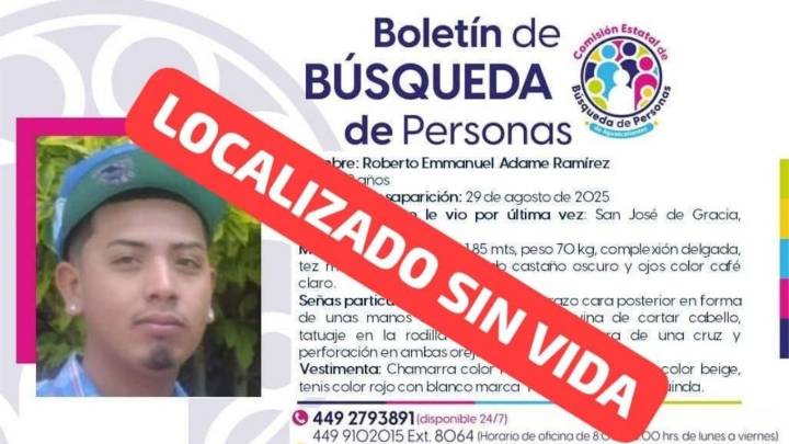Localizan sin vida y enterrado en un patio a Roberto Emmanuel, joven reportado como desaparecido en Aguascalientes