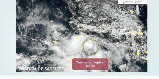 Mario traerá tormentas fuertes a Jalisco