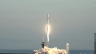 Watch: Nasa launches three big spacecraft on single Falcon