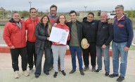 Torres encabezó la cesión de tierras al Draig Goch Rugby Club de Gaiman