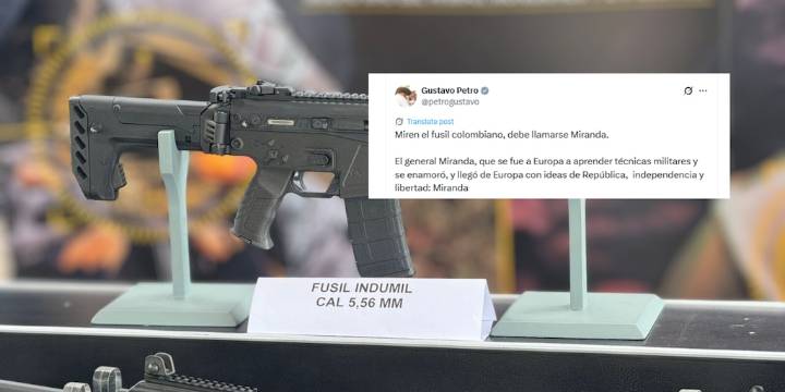 Petro le puso “Miranda” como nombre al fusil colombiano CAL 5,56 MM, en honor a un general venezolano: quién era y qué hizo