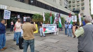 (VIDEO) En Caracas se realizó este miércoles acción en solidaridad con el pueblo de Palestina y contra el genocidio