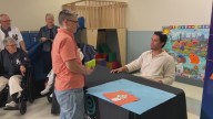 Oswaldo Cabrera greets fans at Center for Disability Services event