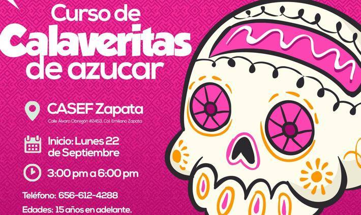 Impartirán curso para hacer calaveritas de azúcar