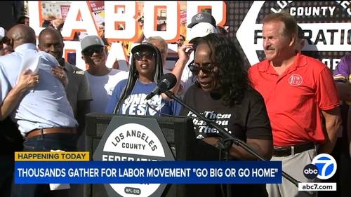 Rallies, demonstrations across Southern California set to mark Labor Day