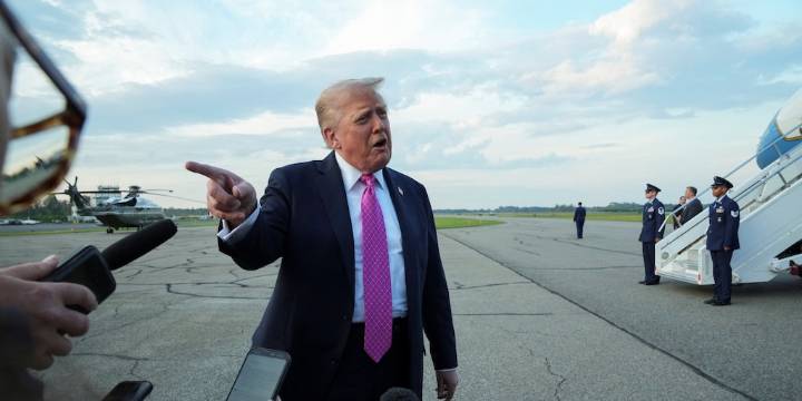 Trump se volvió a referir sobre un eventual ataque de EEUU contra el narcotráfico en Venezuela: “Veremos qué pasa”