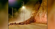 Cierran tramo de vía de Pasamayito luego de tres deslizamientos de rocas últimas
