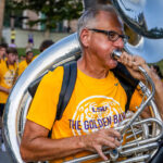 Retired accountant is hitting a high note: He’s joined Louisiana State University’s marching band