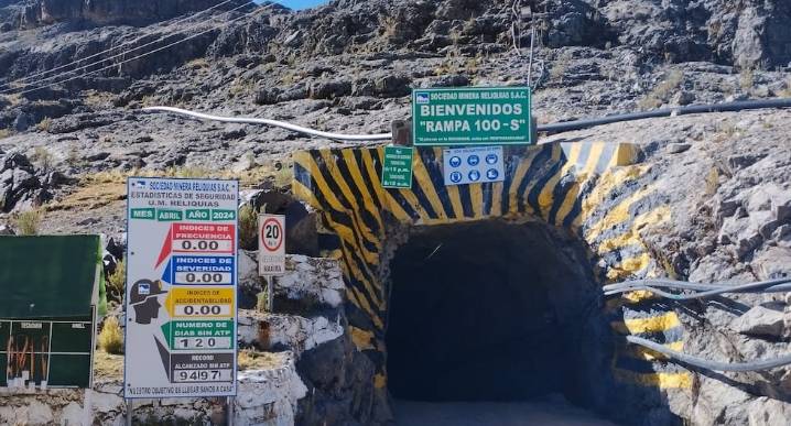 Silver Mountain inicia preparativos para reactivar su mina Reliquias en Huancavelica