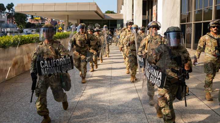 Former generals say LA, DC deployments harm troop morale, apolitical reputation