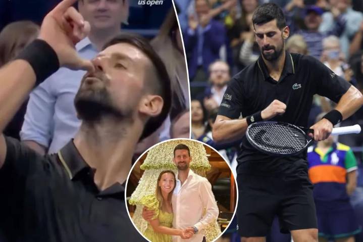 How Novak Djokovic's wife reacted to his US Open dance celebration