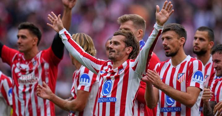 Álvarez nets twice as Atletico scores 5 against Real Madrid for first time in 75 years