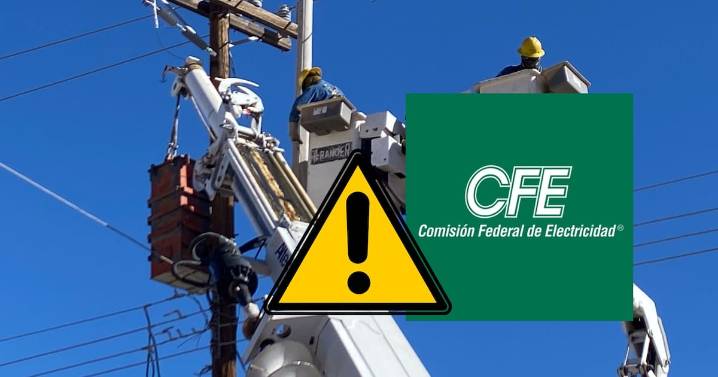 ¡Tome precauciones! CFE suspenderá el suministro eléctrico en parte de Caborca este domingo 28 de septiembre