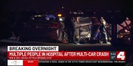 Multiple people hospitalized in overnight crash in East St. Louis