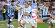 Nombres propios del Málaga CF: Diego Murillo, Ángel Recio, Rafa Rodríguez...