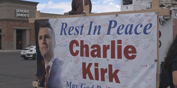 Magic Valley Residents hold memorial for Charlie Kirk