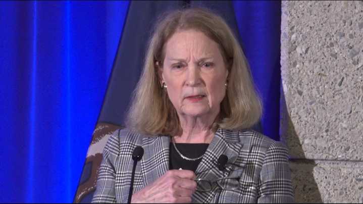 Susan Eisenhower delivers moving tribute to 'The Greatest Generation'