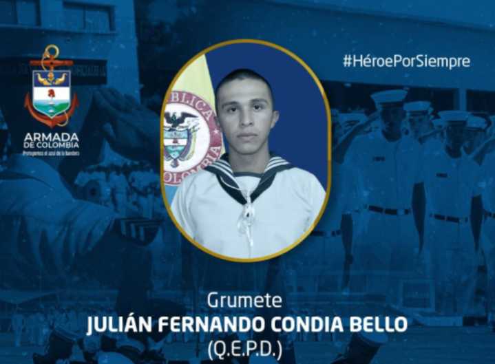Hallan cadaver de grumete que cayó del buque Gloria
