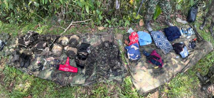 El Ejército halló zona campamentaria y depósito ilegal en zona rural de Risaralda