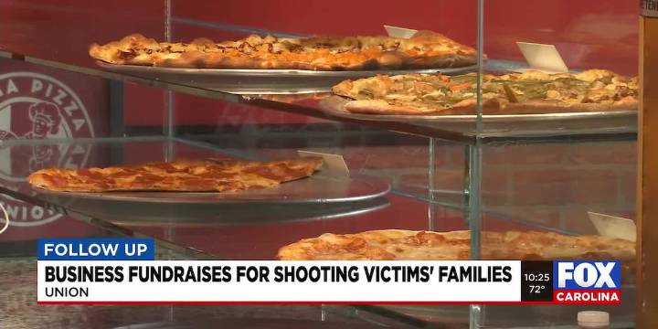 Pizza business fundraises for shooting victims' families