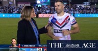 Tedesco reacts after finals exit