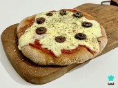 Receta de pizza saludable con harina integral