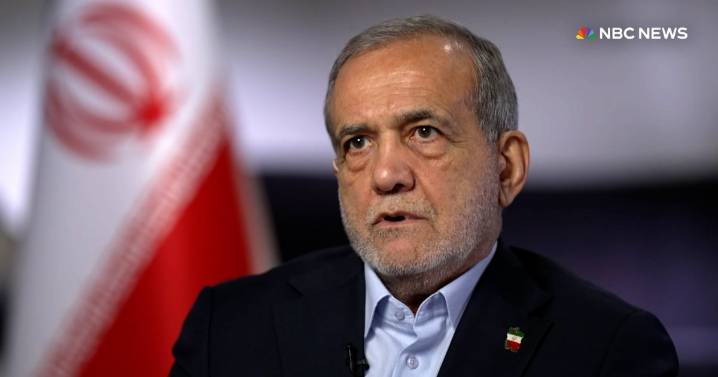 Iranian president details his injuries in Israeli bombing during the 12