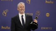 Jon Stewart plays the role of a nervous party-line TV show host as he takes on censorship