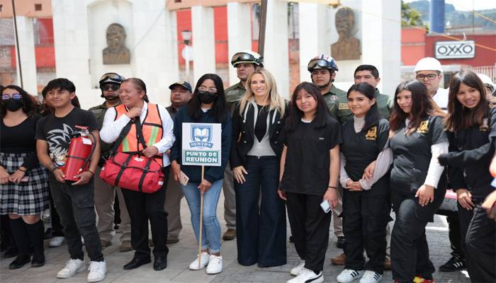 Reporta Huixquilucan saldo blanco durante el “Segundo Simulacro Nacional 2025”