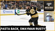 Pastrnak Shines, Swayman Rusty, Kuraly Scores Emotional Goal