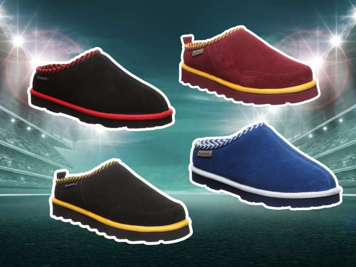 Bearpaw dropped game-day-inspired shoes under $100, just in time for football season