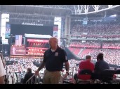 A look inside State Farm Stadium ahead of Charlie Kirk's memorial event