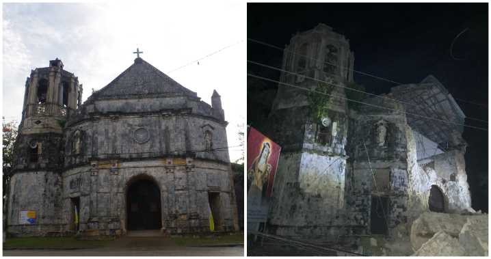 FOTOS | Terremoto en Filipinas provoca derrumbe en la fachada de iglesia de casi 170 años