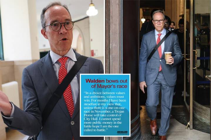 Jim Walden's name ordered to remain on NYC mayoral ballot in November despite dropping out of race