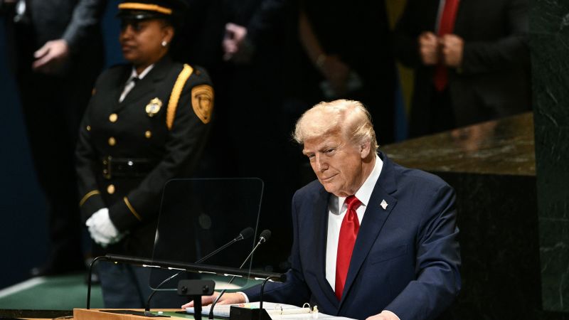 Trump : La ONU solo me dio una escalera eléctrica defectuosa y un 'teleprompter' que no funciona