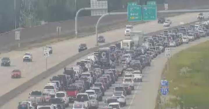 Crash causes closure of northbound I