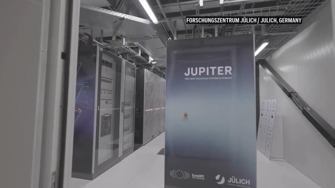 German Chancellor Merz puts Europe's fastest computer into operation