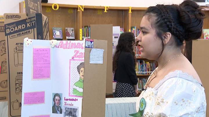 Seventh grade students in Pleasant Grove bring Hispanic Heritage Month to life
