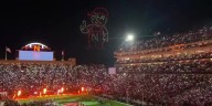 Huskers post-game drone show