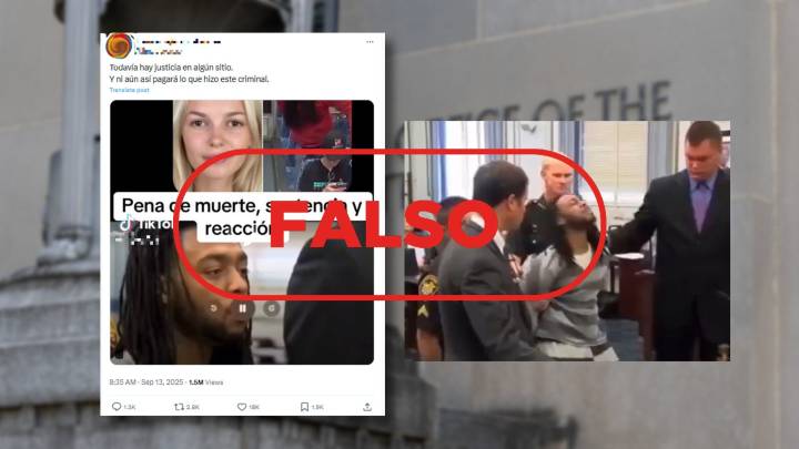 Este vídeo no muestra al acusado por el asesinato de Irina Zarutska, es una sentencia a otro hombre en 2016