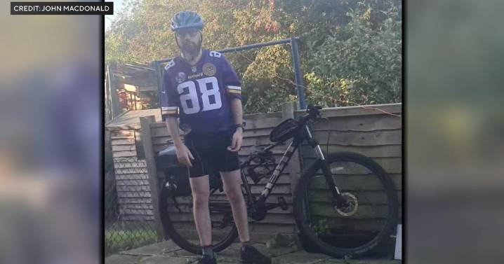 Minnesota Vikings fan biking 370 miles for charity between Dublin and London games