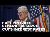 FULL PRESS CONFERENCE: Federal Reserve cuts interest rates by quarter