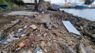 La playa de A Manquiña, un paraíso de Vigo con escombrera