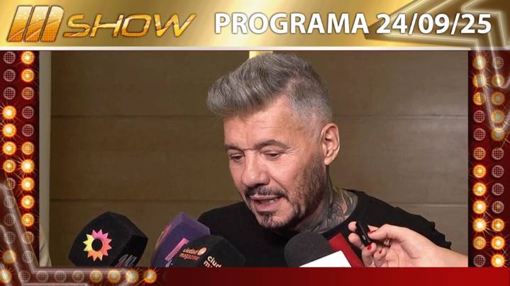 MSHOW - Programa del 24/09/25 MARCELO TINELLI LANZÓ SU NUEVO STREAMING “ESTAMOS DE PASO”