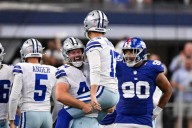 Aubrey ends wild Prescott-Wilson duel with FG as time expires in OT as Cowboys top Giants 40