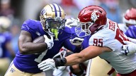Apple Cup Uniforms: WSU Cougars, UW Huskies threads set