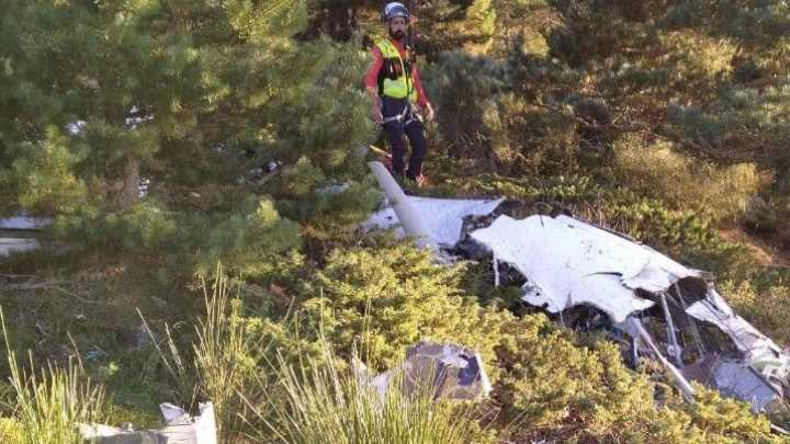 Muere el piloto de un planeador tras estrellarse en El Real Sitio de San Ildefonso