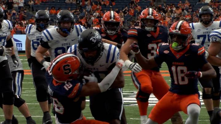 Orange blown out by Duke inside the Dome