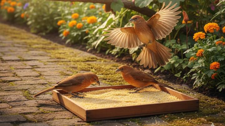 Los horneros visitarán en masa tu jardín todos los días si dejás este producto natural en una bandeja