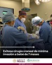 Exitosa cirugía craneal de mínima invasión a bebé de 7 meses 
